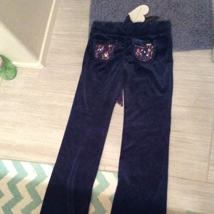 Beach Bunny navy blue booty lounge pants